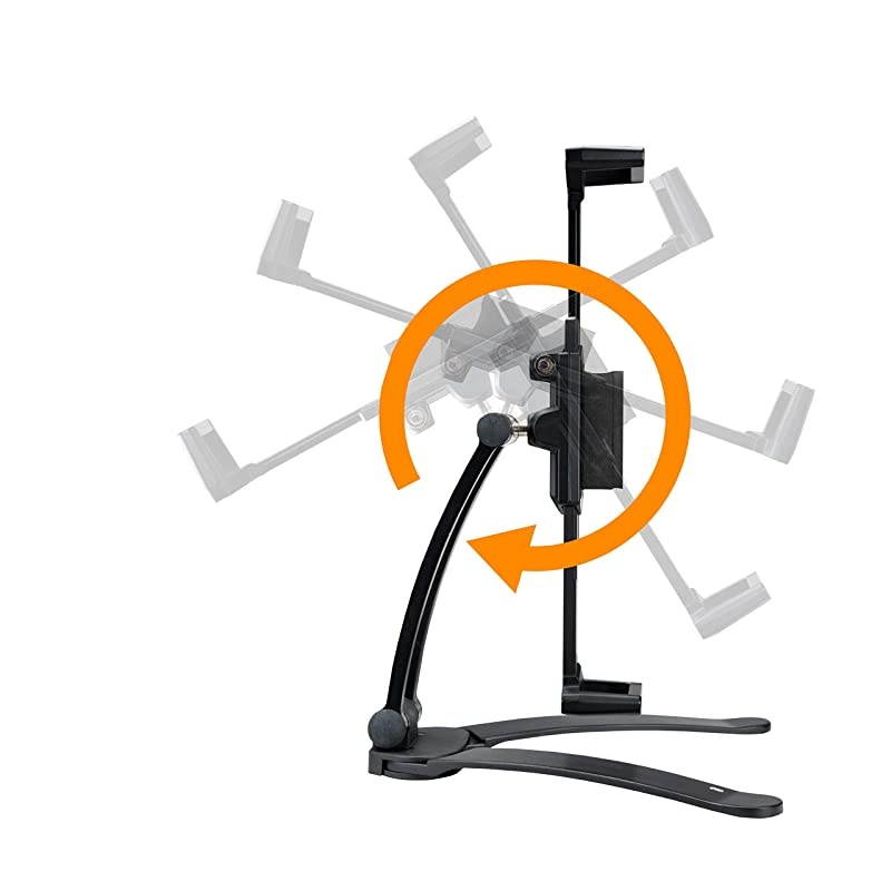 2in1 Security MultiFlex Tablet Stand and Wall Mount for 714 Inch Tablets iPad 102Inch 7th 8th Gen11Inch iPad Pro129Inch iPad ProiPad Gen 6iPad AirGalaxy Tabs More Black