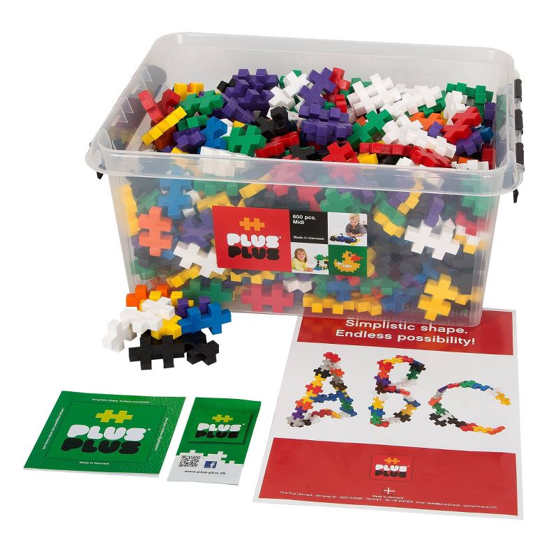 Plus-Plus BIG Building Set in Tub - 600 Piece