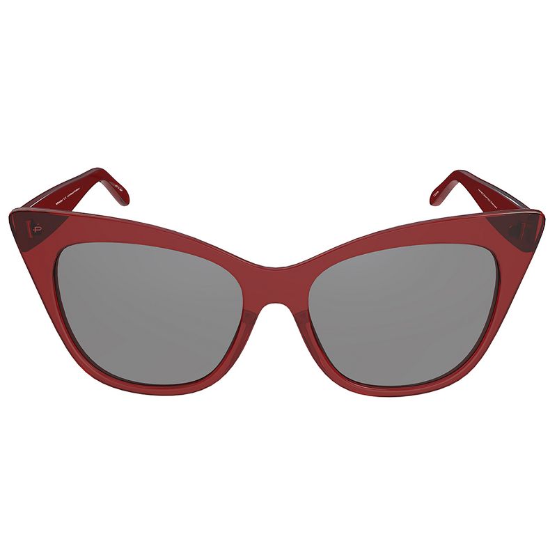 Priv&eacute; Revaux The Mister  Womens Cat-Eye Polarized Sunglasses Merlot Red 57mm