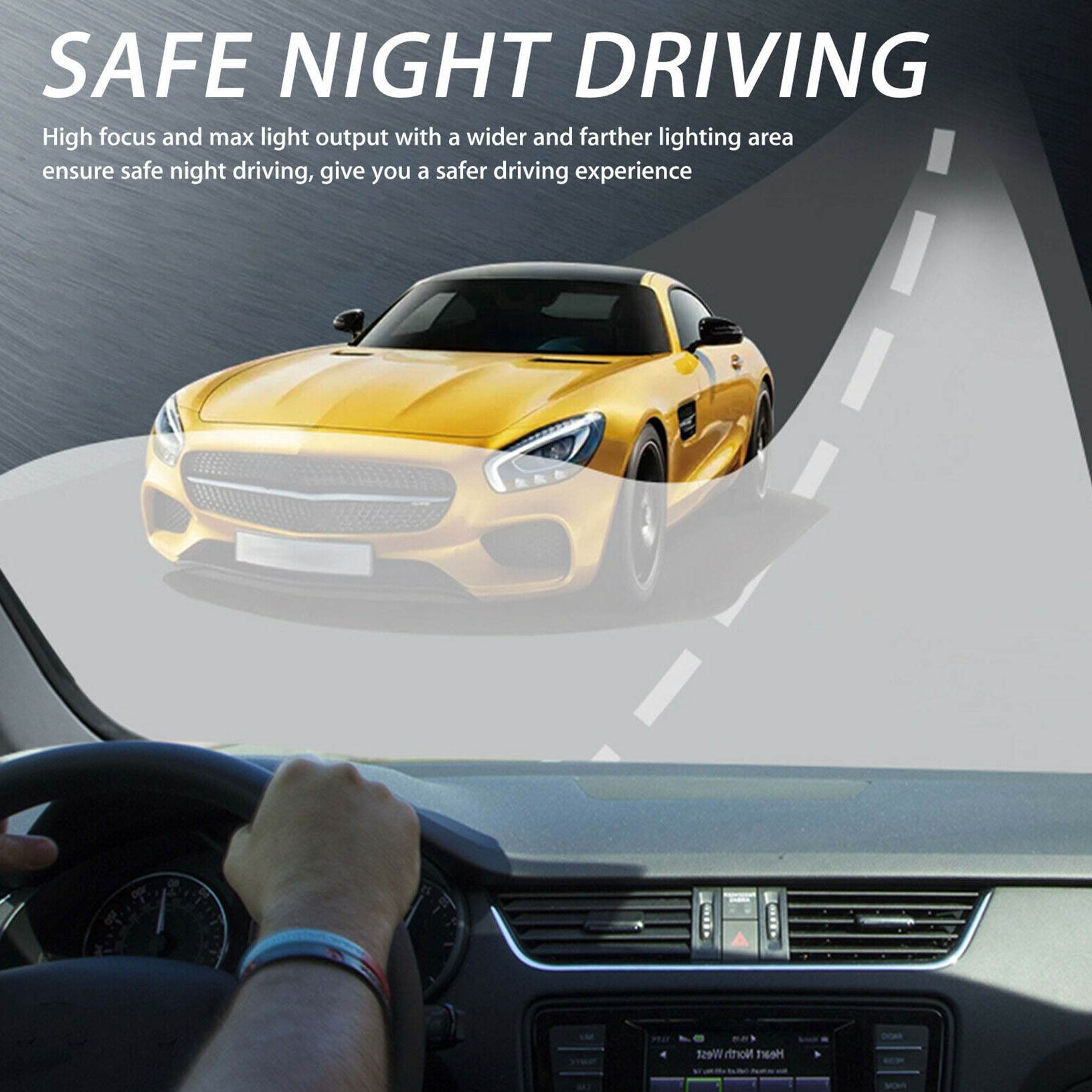 3x 270W 881 LED Headlight Bulbs For Polaris Sportsman 500 550 570 600 700 800 XP