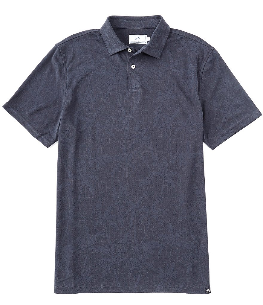 Southern Tide Verano Palm Performance Stretch Short-Sleeve Polo Shirt