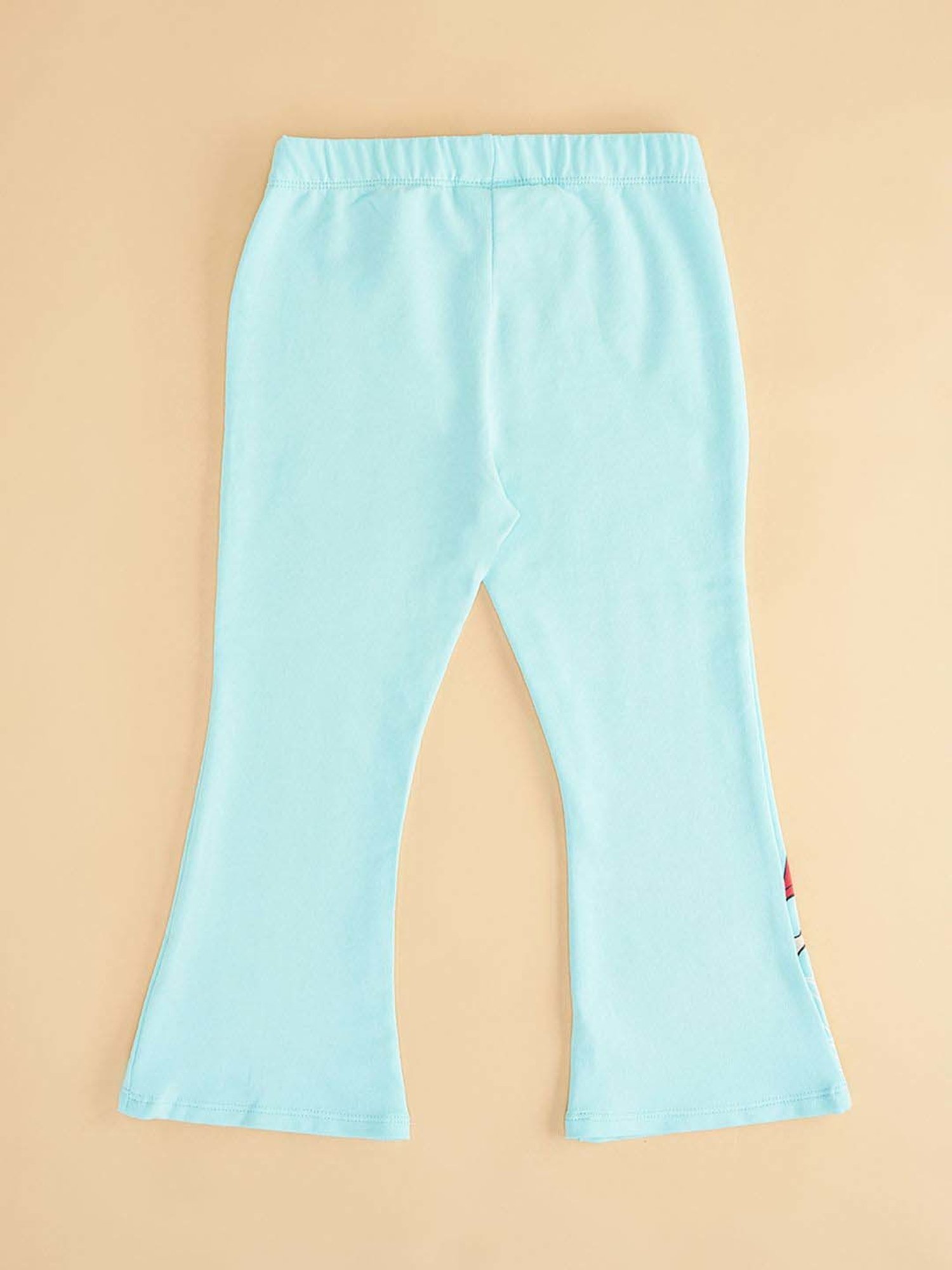 Pantaloons Junior Green Cotton Printed Leggings