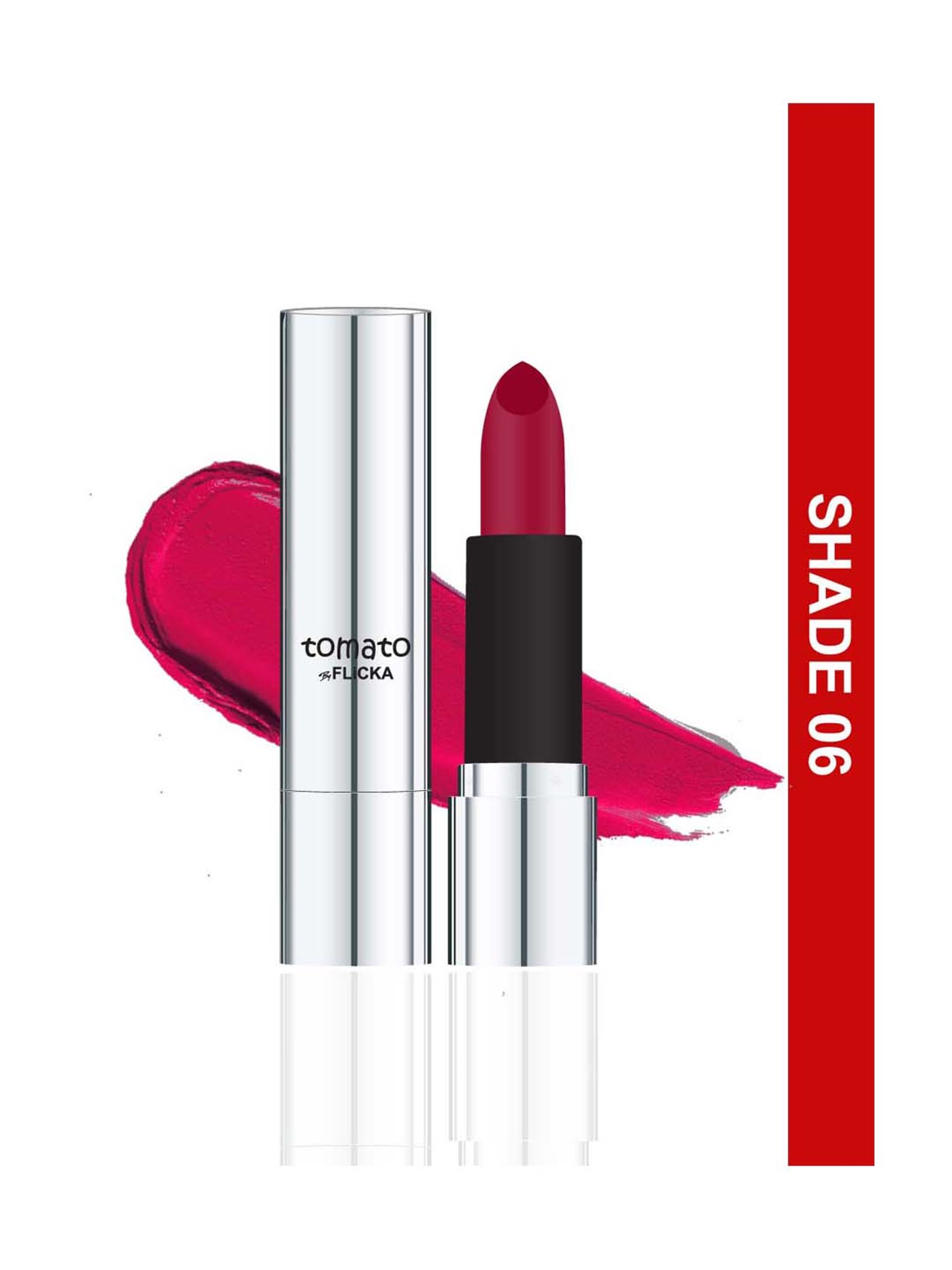 FLiCKA Tomato By FLiCKA Lipstick 06 - 4 gm