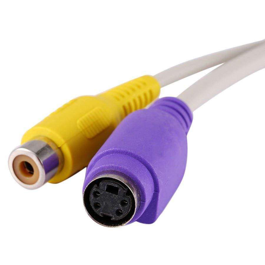 VBESTLIFE Portable PC LAPTOP VGA SVGA TO S-Video RCA Adapters Plug Composite HD AudioAV TV Out Converter Adapter Video Cable