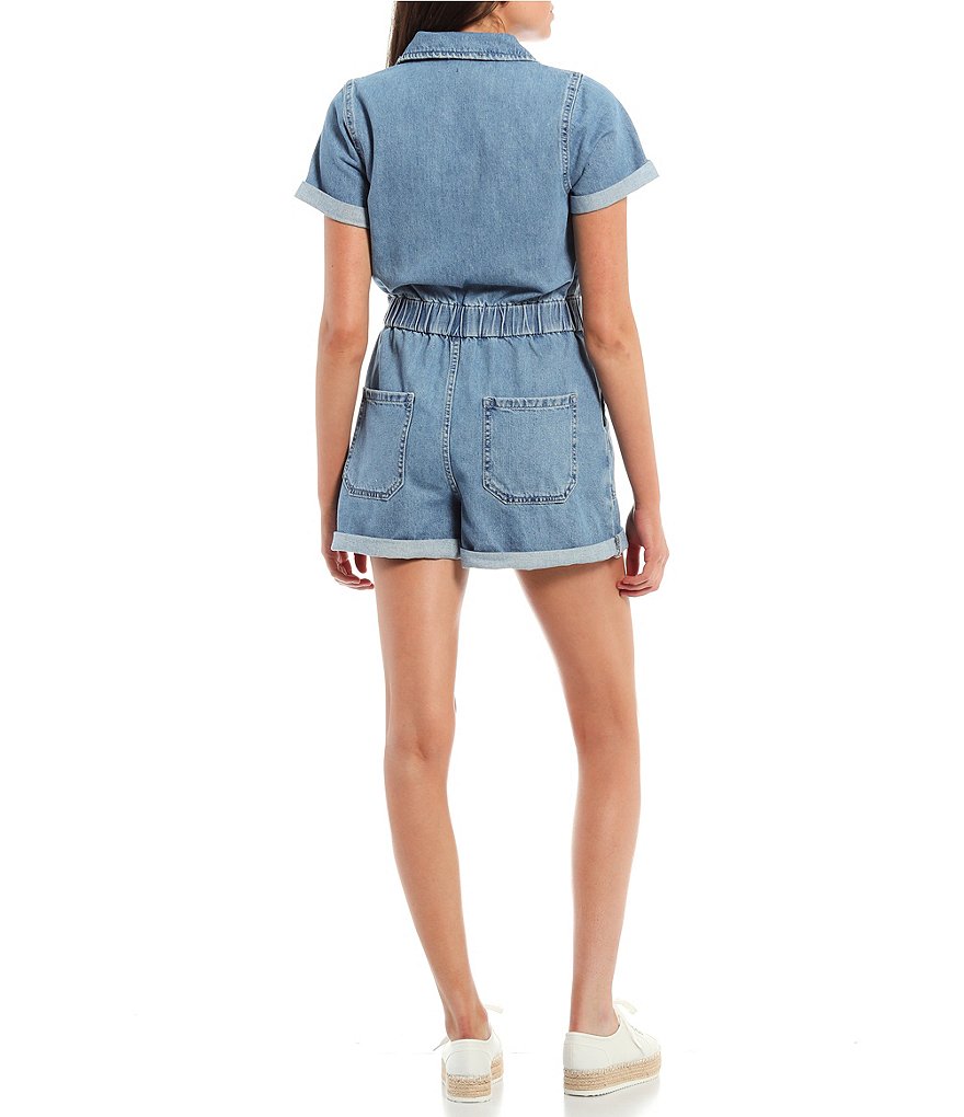 A Loves A Paper Bag Waist Romper