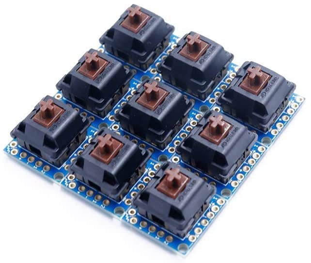 Treedix 9pcs Switch Breakout Prototype PCB Board Compatible with Cherry MX