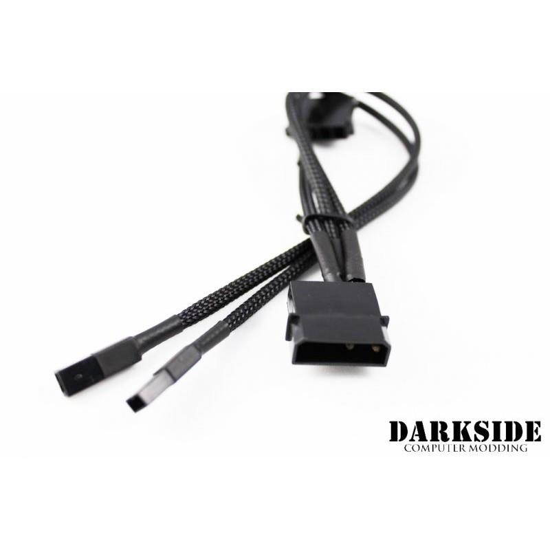 DarkSide CONNECT Pass-Through Y-Cable | 12" | 4-Pin Molex - Type 8 (DS-0376)