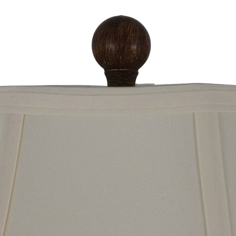 25" Truman Sculpted Resin Table Lamp Darkbo - Decor Therapy