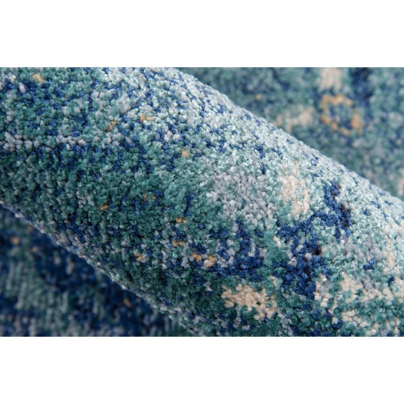 Denim Medallion Loomed Runner 2'3"X7'6" - Momeni