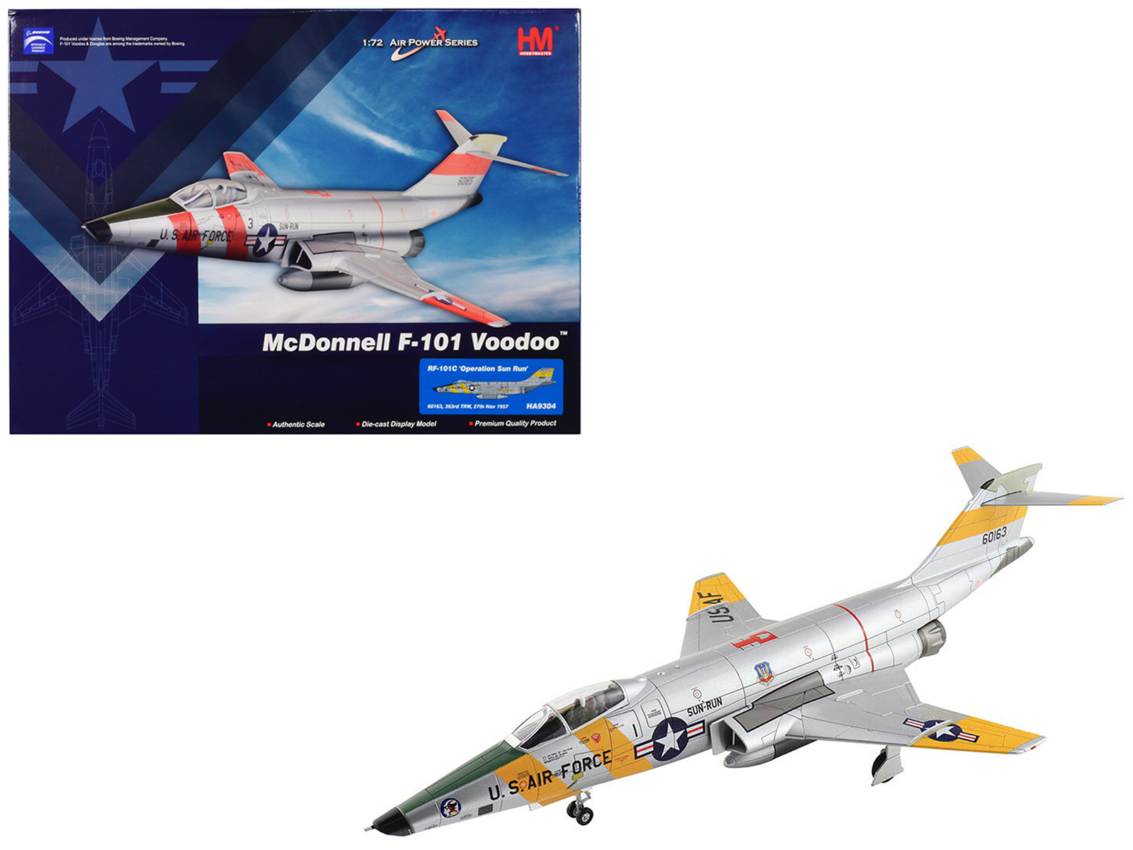 McDonnell Douglas F-4B Phantom II Fighter-Bomber Aircraft "VF-143 Pukin Dogs USS Constellation" (1967) United States Navy "Air Power Series" 1/72 Diecast Model by Hobby Master