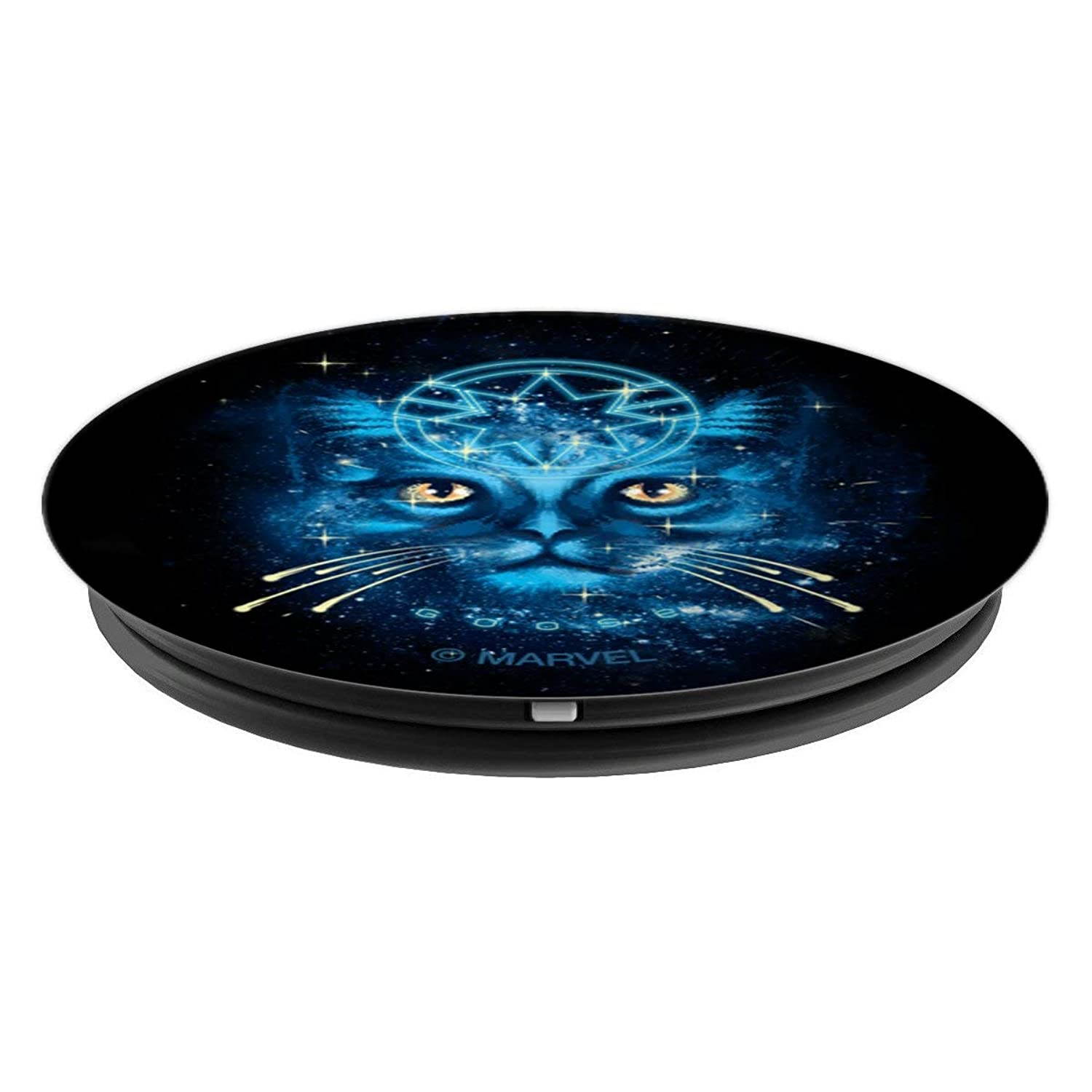 Marvel Captain Marvel Blue Galactic Goose Cat PopSockets Grip and Stand for Phones and Tablets