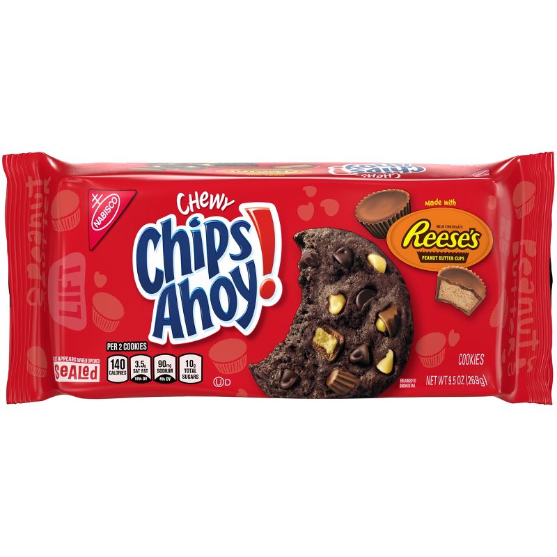 Chips Ahoy! Chewy Chocolate & Reese'S Peanut Butter Cup Cookies - 9.5oz