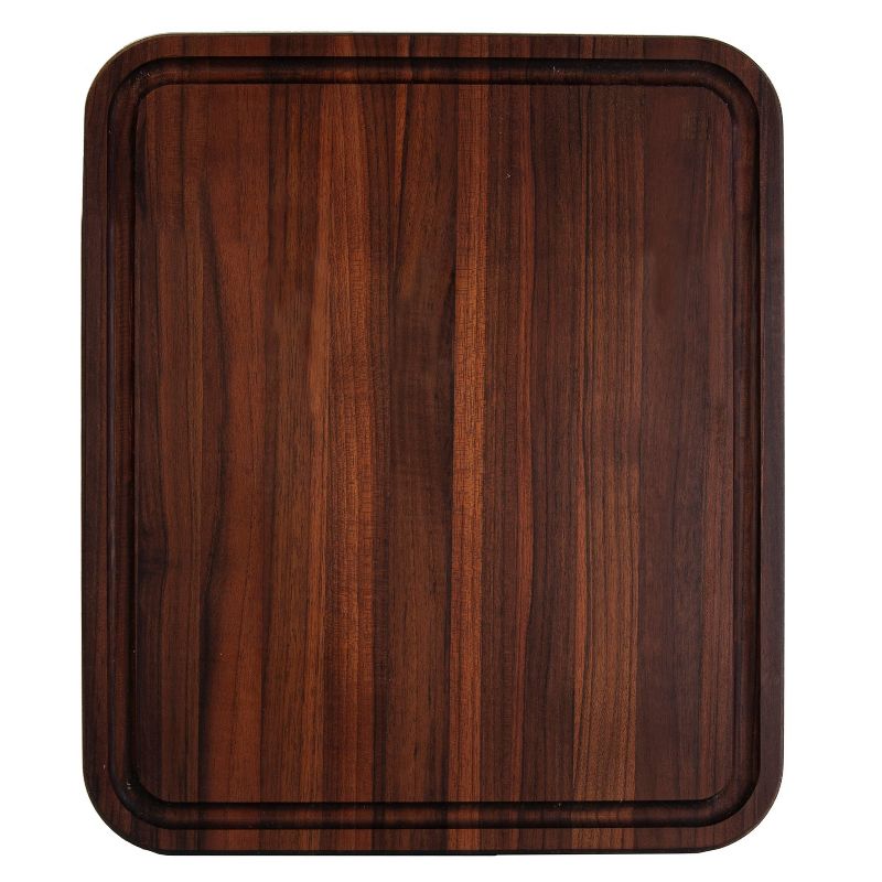 Architec Madeira Teak Edge-Grain Extra Large Utility Cutting Board  15"x17.75"x.75"