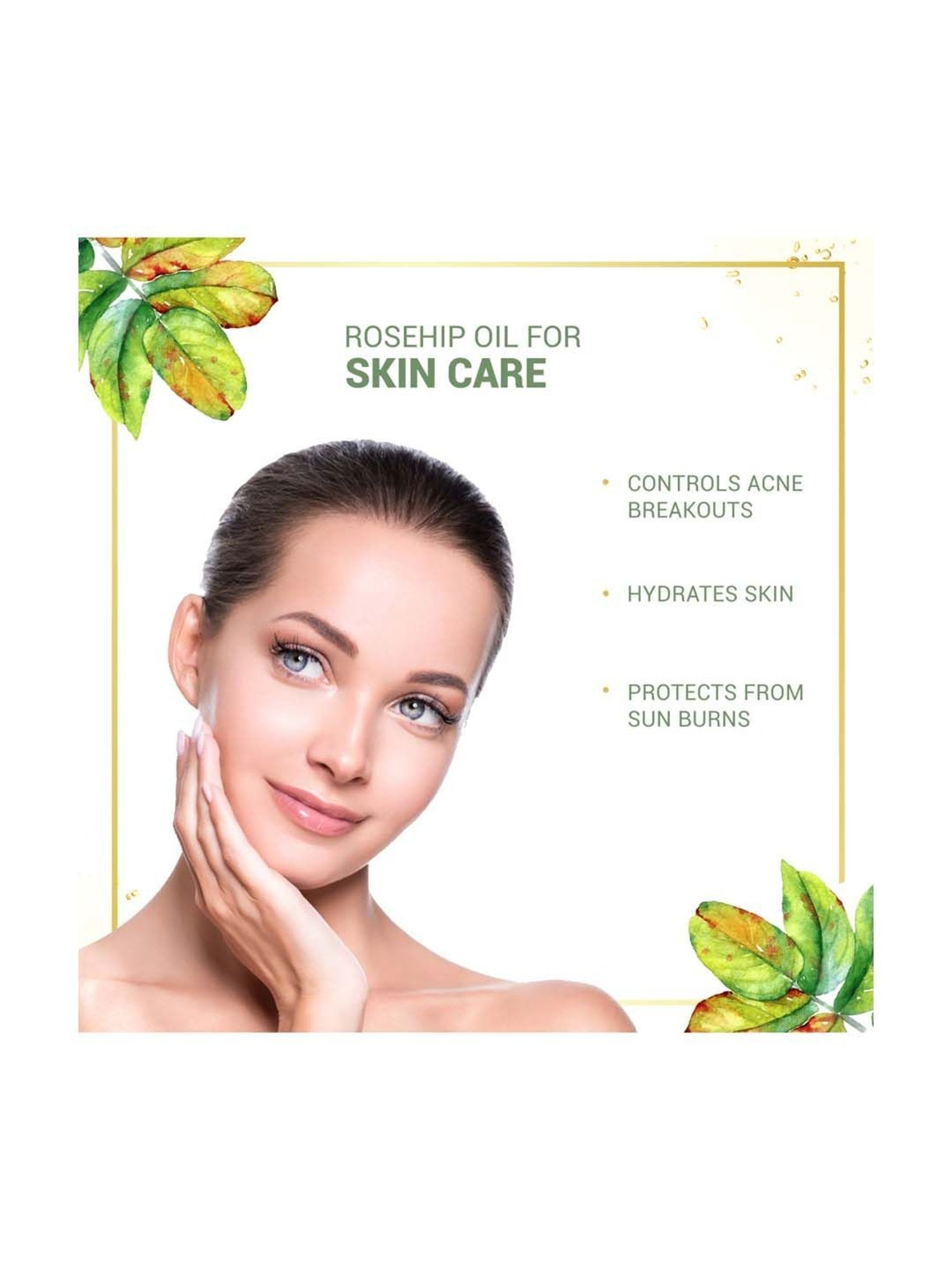 Anveya Rosehip Oil for Face - 50 ml