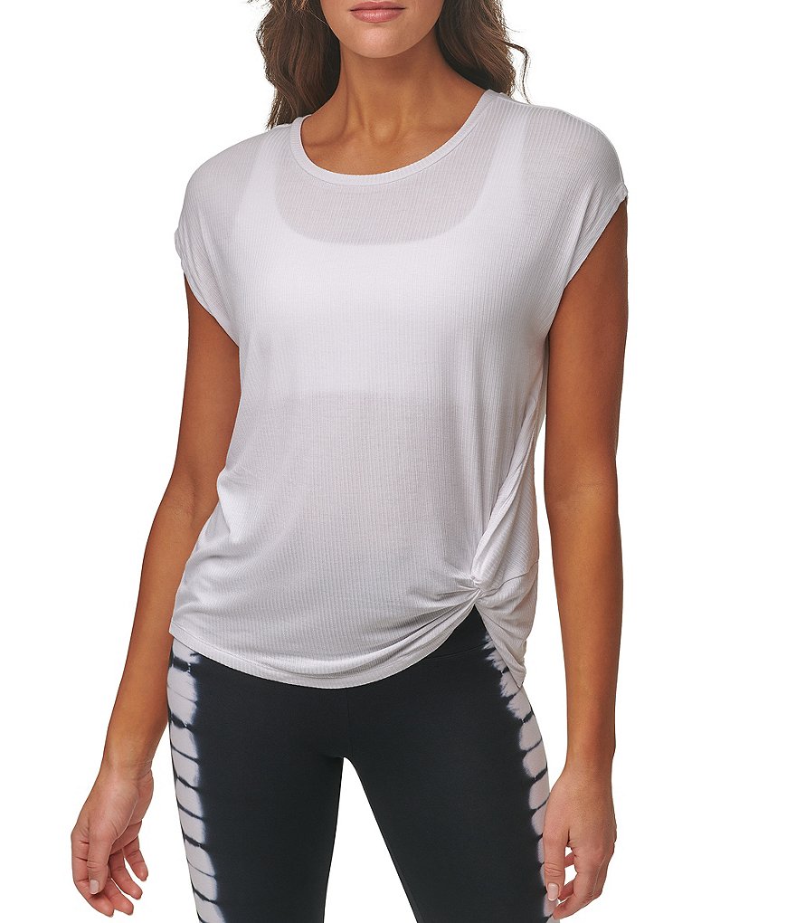 Karen Kane Short Sleeve Tie-Dye Hoodie