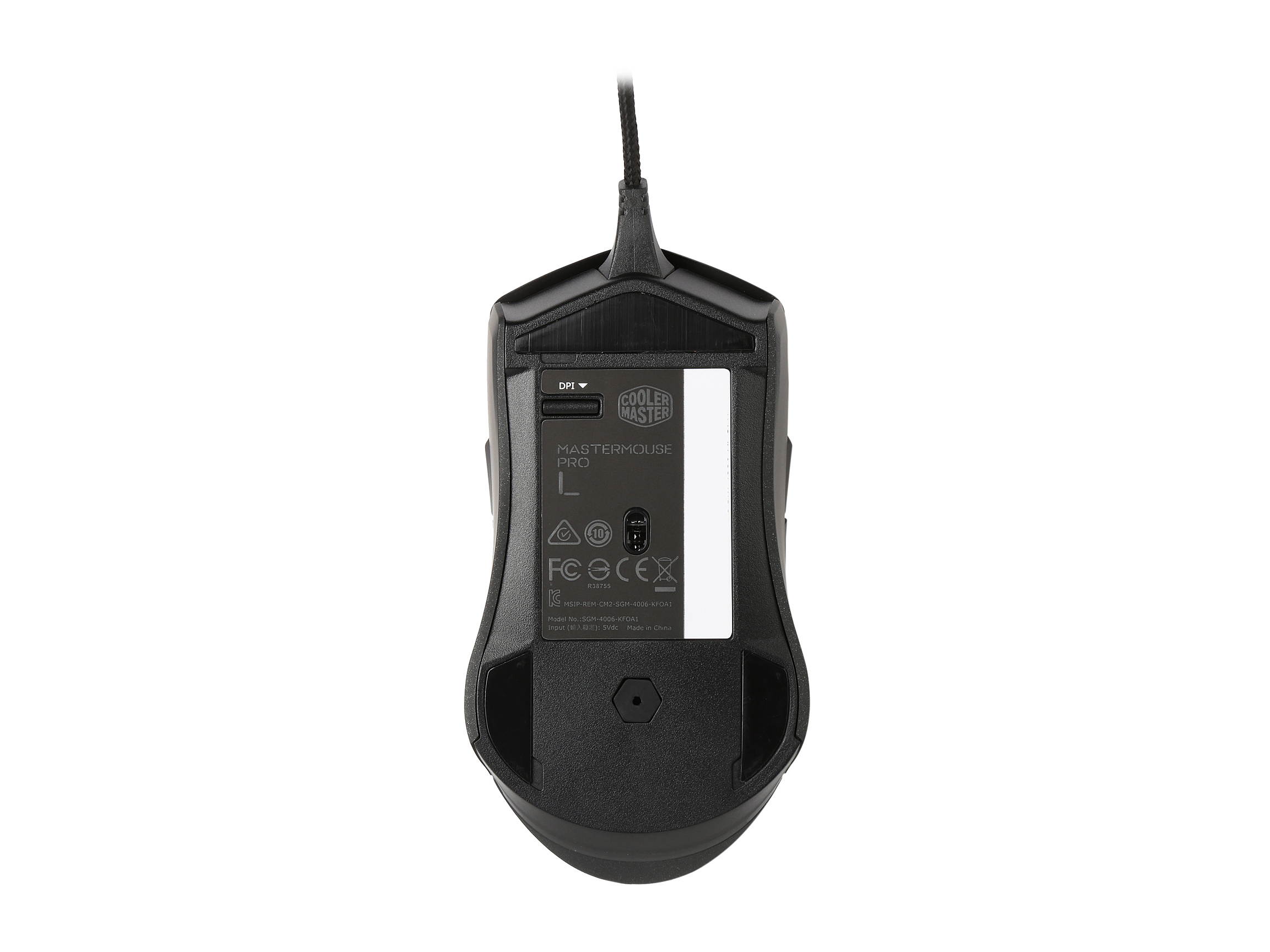 MasterMouse Pro L Ambidextrous Gaming Mouse with Interchangeable Grips