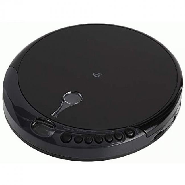 GPX PC301B Portable CD Player with Stereo Earbuds and Anti-Skip Protection
