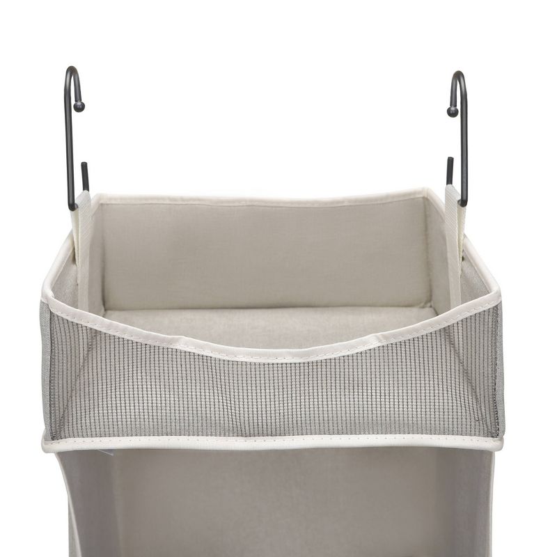 StorageWorks 4 Shelf Hanging Closet Organizer Gray