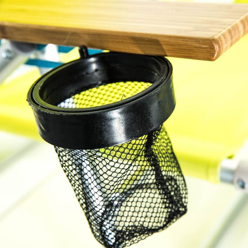 Ostrich Deluxe Padded 3-N-1 Outdoor Lounge Reclining Beach Chair, Lime Green