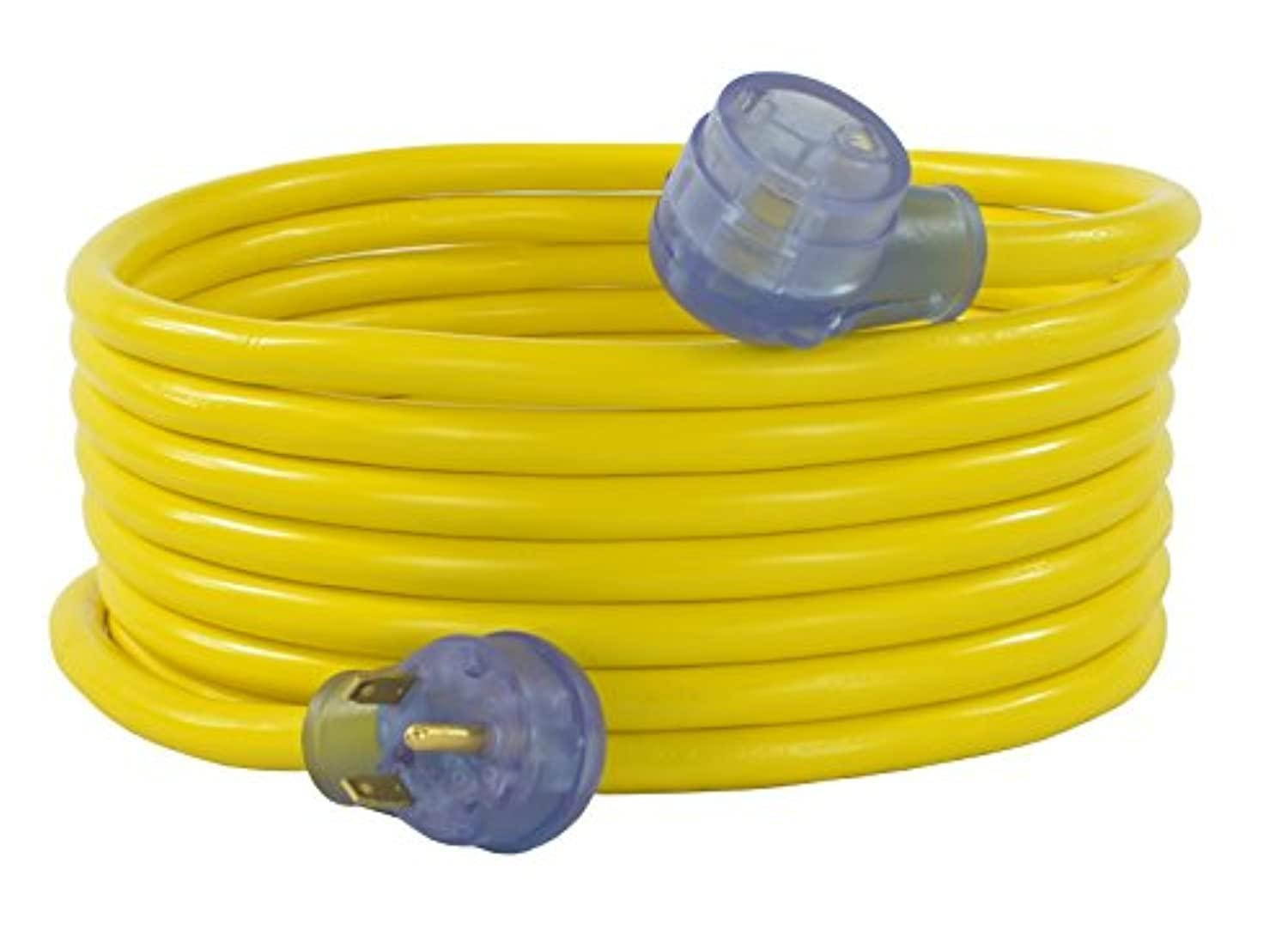 conntek 14360, 30 amp rv extension cord, yellow (10-feet)