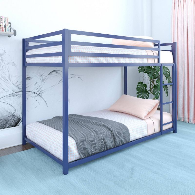 Twin Max Metal Bunk Bed Blue - Room & Joy