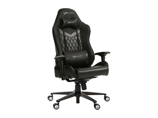 EWin Gaming and Office Chair CPF Champion Series Ergonomic Chair With Pillows (Black)