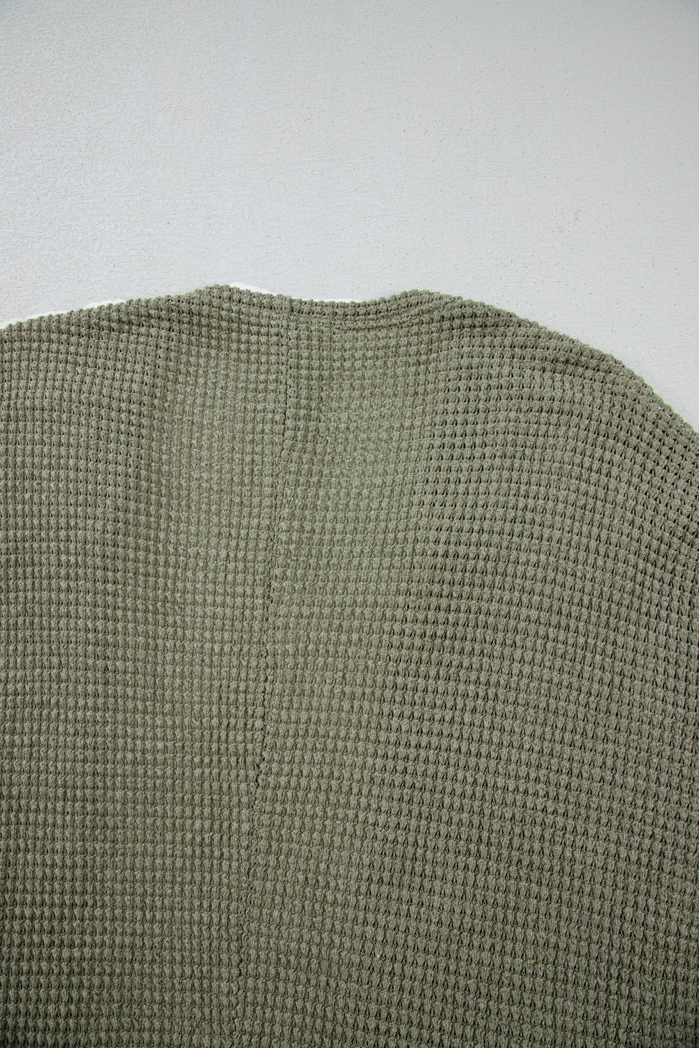 Khaki Star Pattern Drop Shoulder Sweater