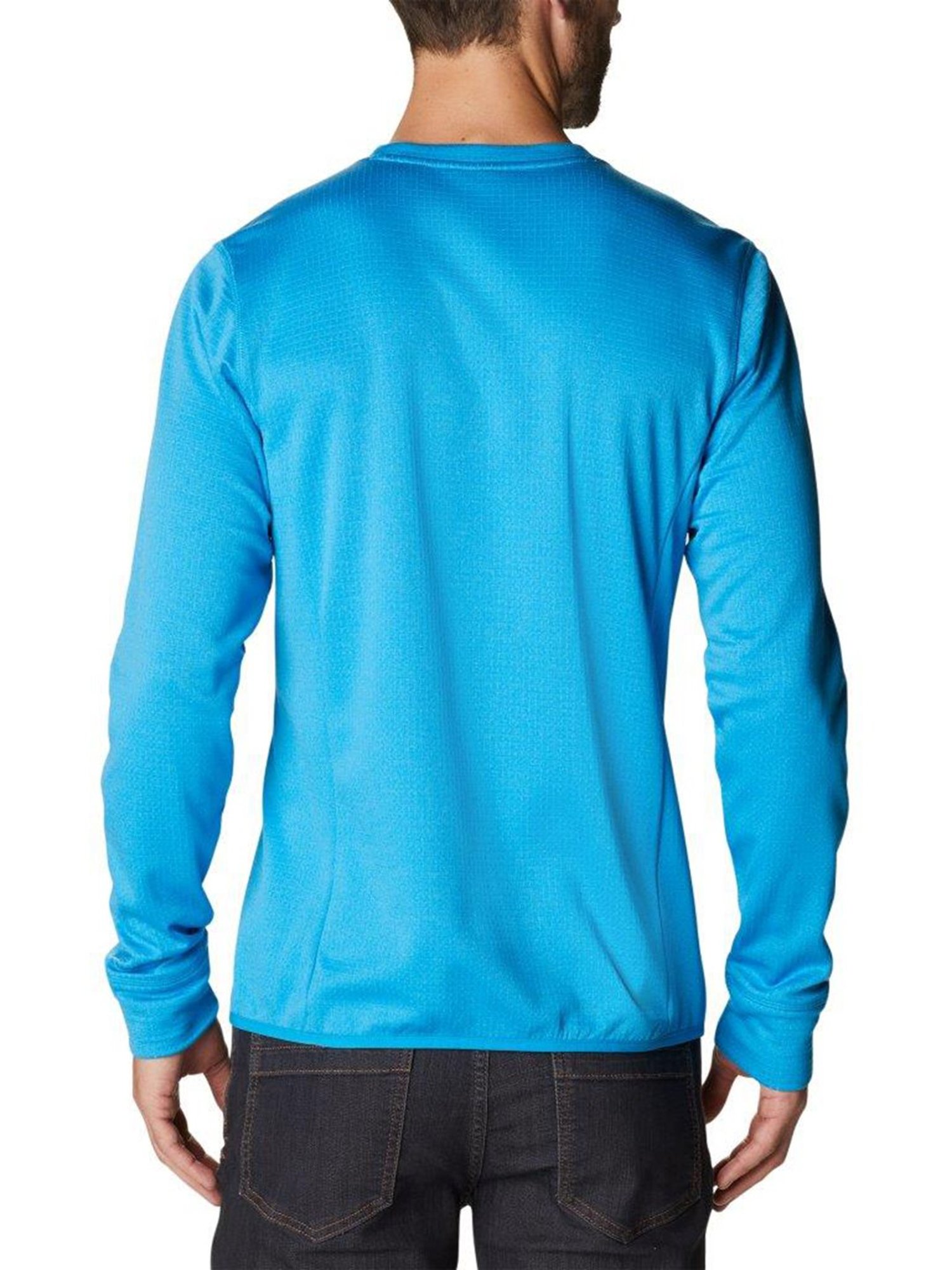 Columbia Men Blue Park View Crew T-Shirt