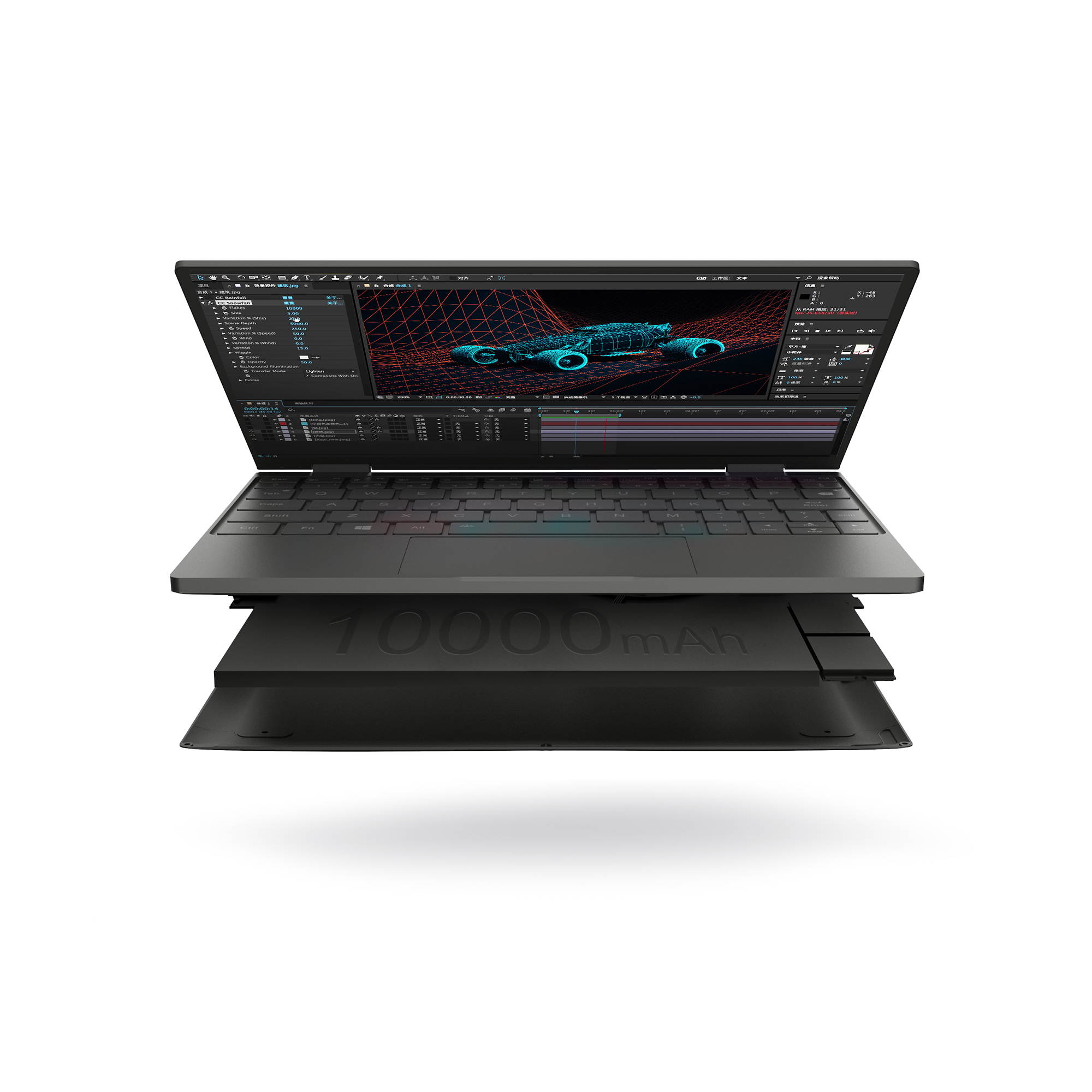 One Netbook 4 Platinum Edition 10.1" Laptop Intel Core i7-1160G7 16 GB Memory 512/1TB SSD,Backlit Keyboard, Windows 10 Notebook Computer