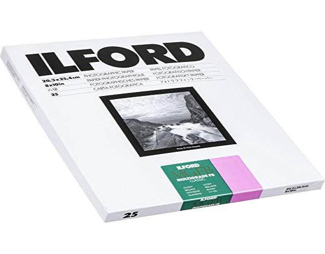 Ilford Multigrade FB Classic, Enlarging Paper 8x10", 25 Sheets, Glossy #1171972