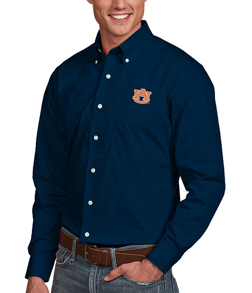 Antigua NCAA Dynasty Long-Sleeve Woven Shirt