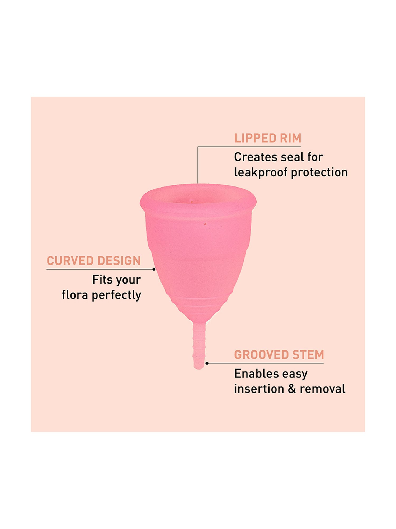 Namyaa Ultra Soft Medium Reusable Menstrual Cup - 50 gm