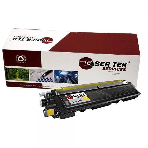Laser Tek Services&reg; Brother TN210 (TN-210Y) Yellow Compatible Replacement Toner Cartridge