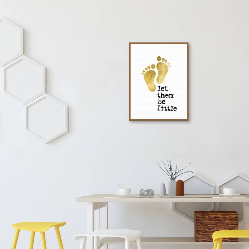 18" x 24" Let Them Be Little by Nikki Chu Framed Canvas Art Print - Masterpiece Art Gallery