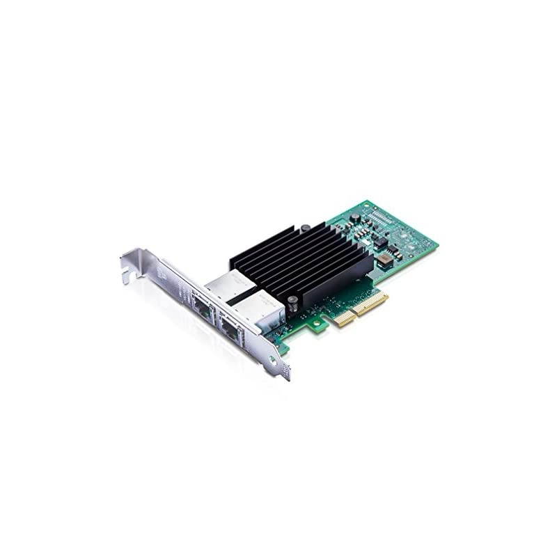 PCI-E Network Interface Card (NIC), Compare to Intel X550-T2, Dual RJ45 Ports, PCI Express 3.0 X4, Server LAN Adapter NIC for Windows/Linux/Freebsd/VMware
