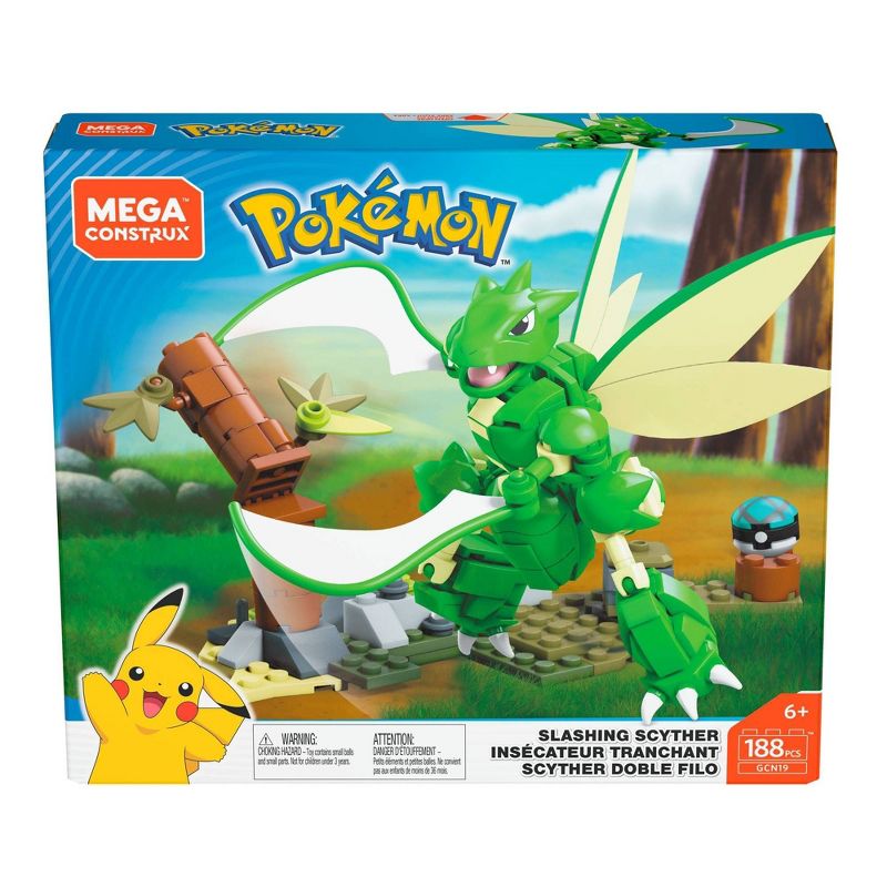 Mega Construx Pokemon Slashing Scyther Construction Set