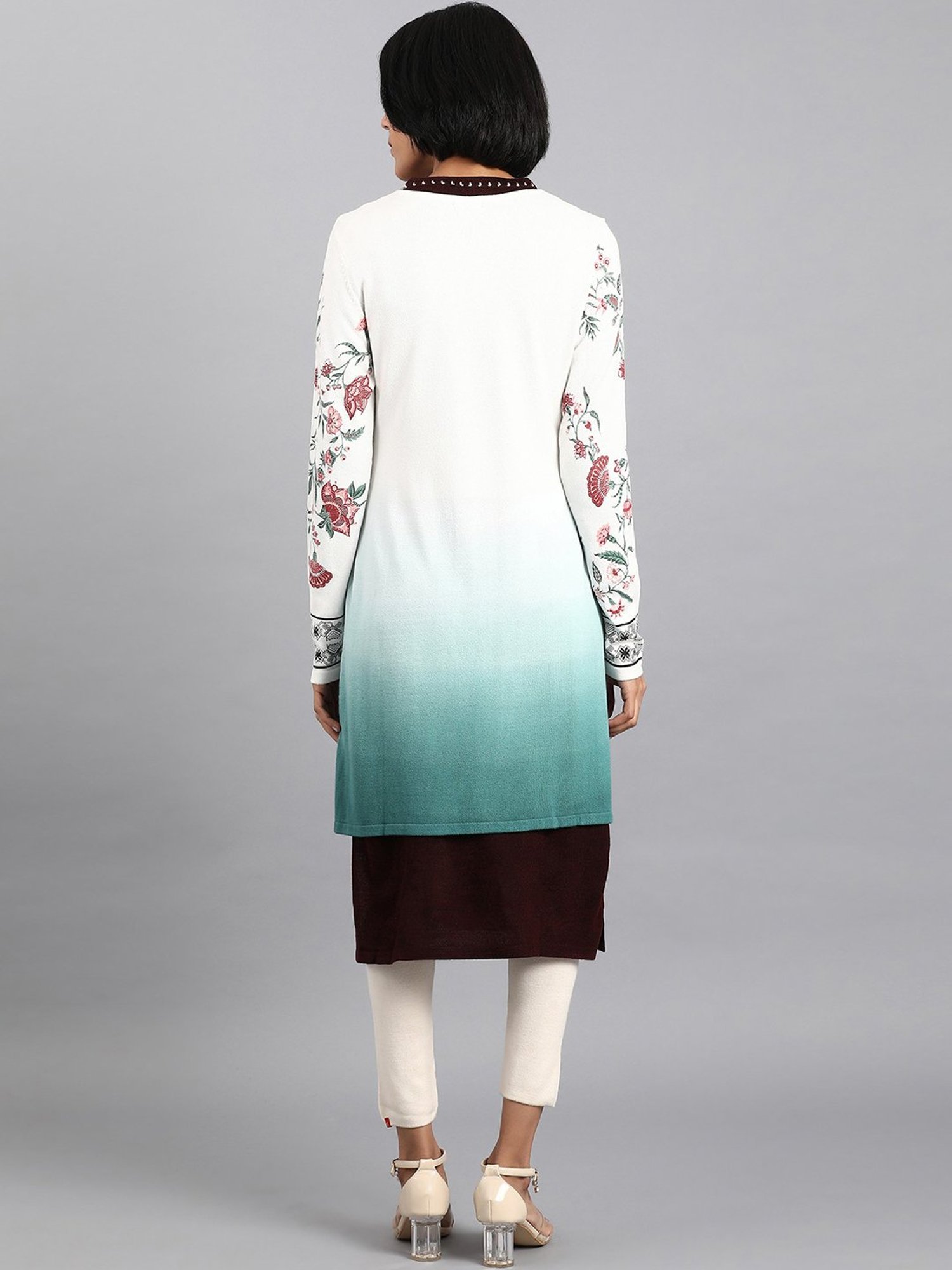 Mafadeny Black Striped Shrug