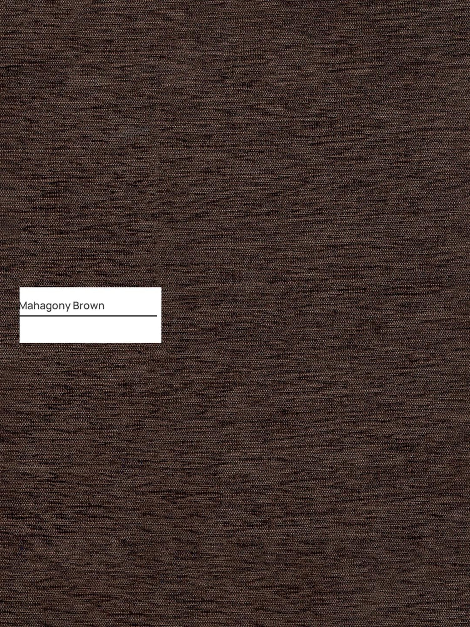 Trevi Mahogany Brown Fabric & Neem Wood 5 Seater RHS Sectional Sofa