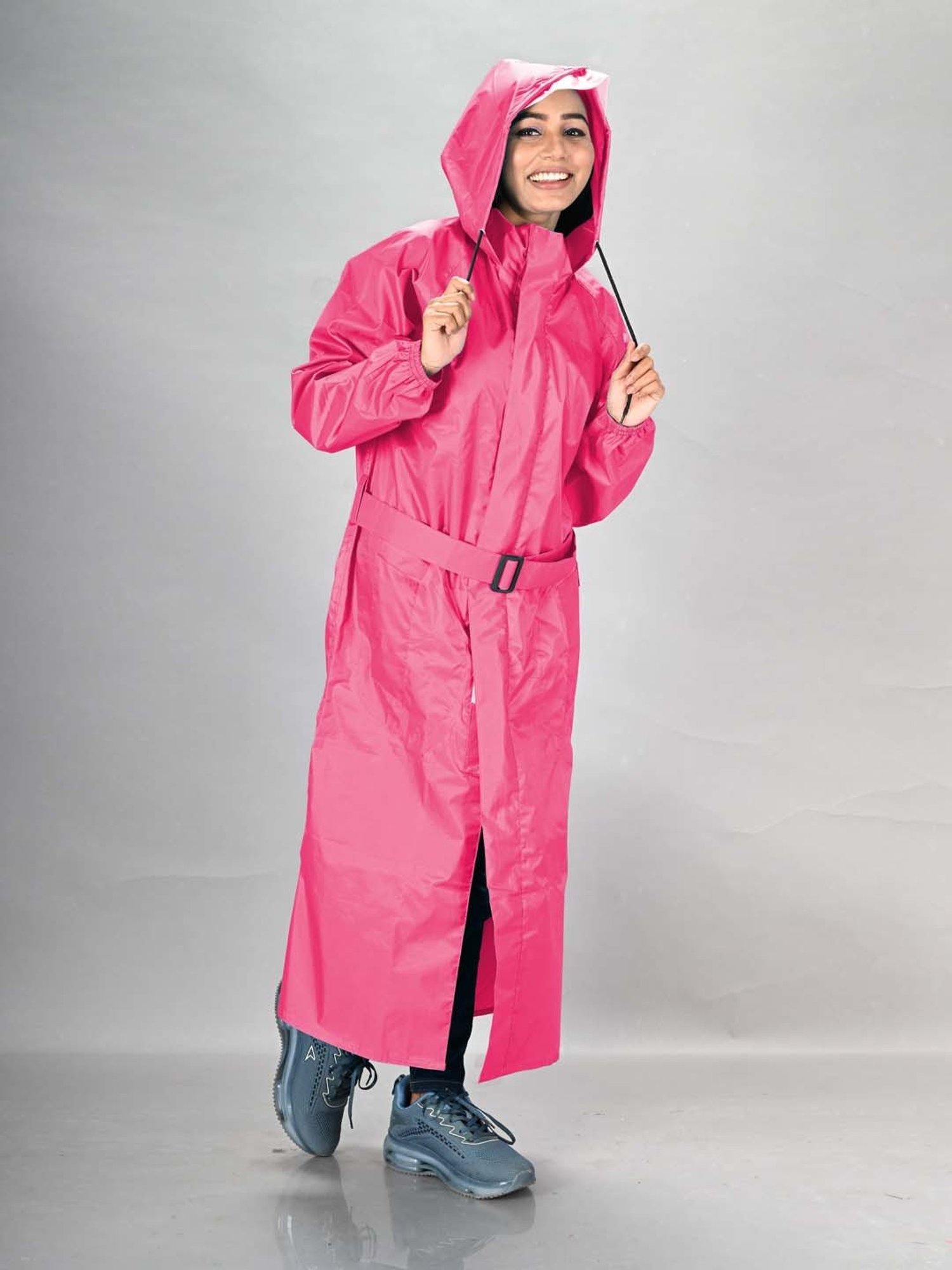 Lux Venus Pink Loose Fit Raincoat
