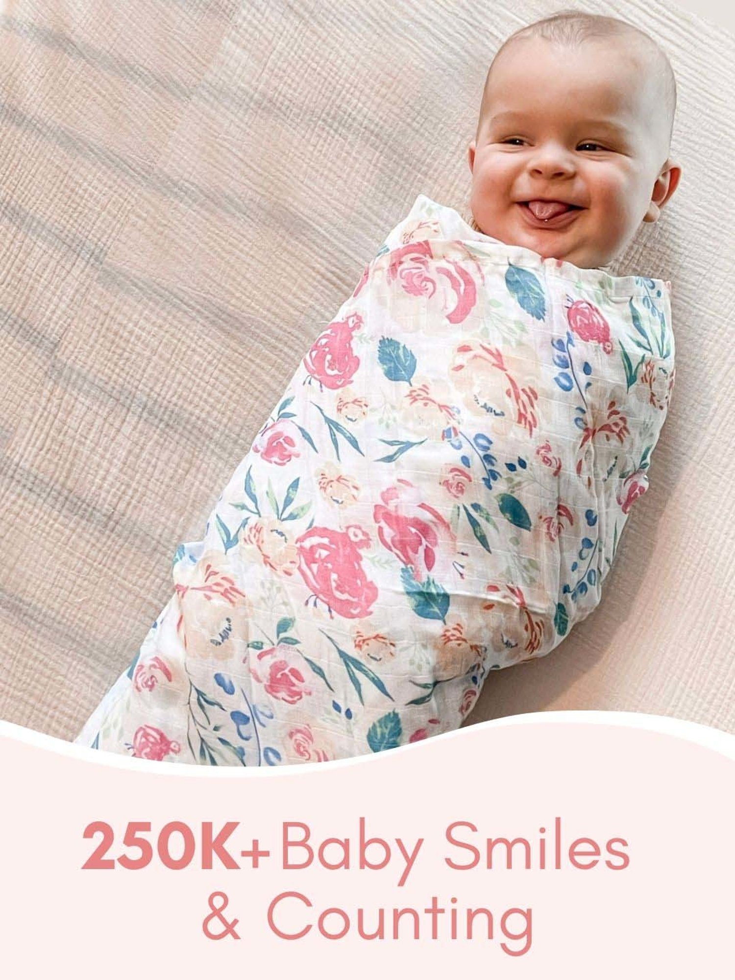 Haus & Kinder Kids White & Green Cotton Printed Swaddle (Pack of 2)