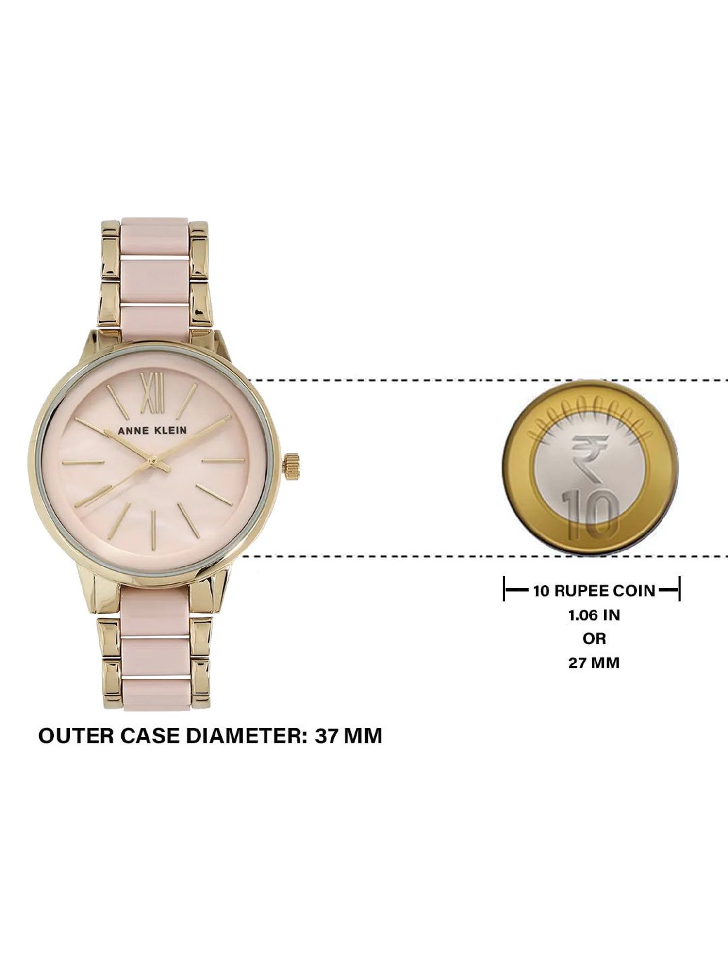 Anne Klein NDAK1412BMGB On Trend Analog Watch for Women