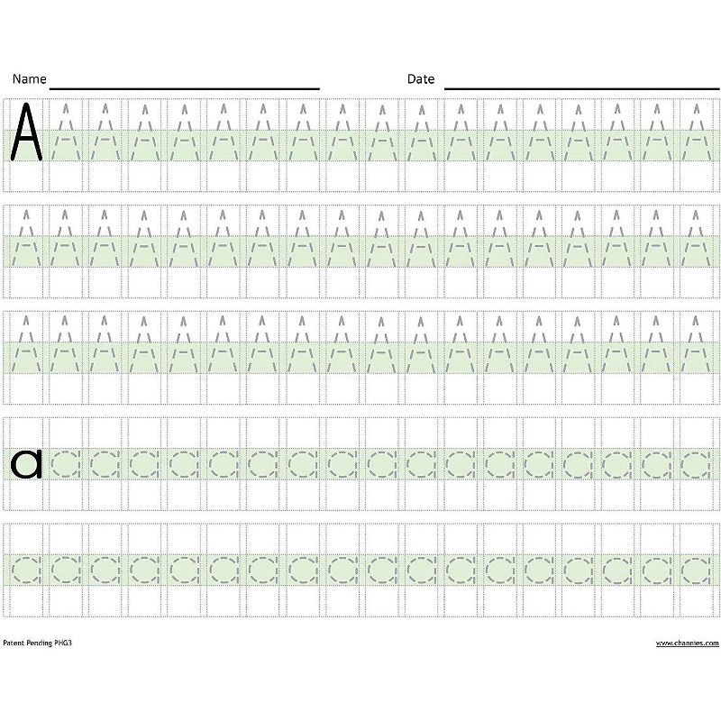 Channie's 3pk Beginner's Alphabet and Handwriting Workbooks