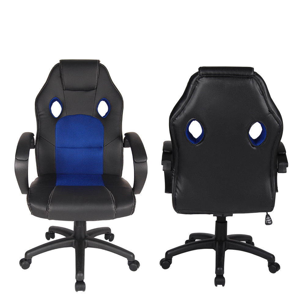 Polar Aurora Office Chair Leather Desk High Back Ergonomic Adjustable pc Chair