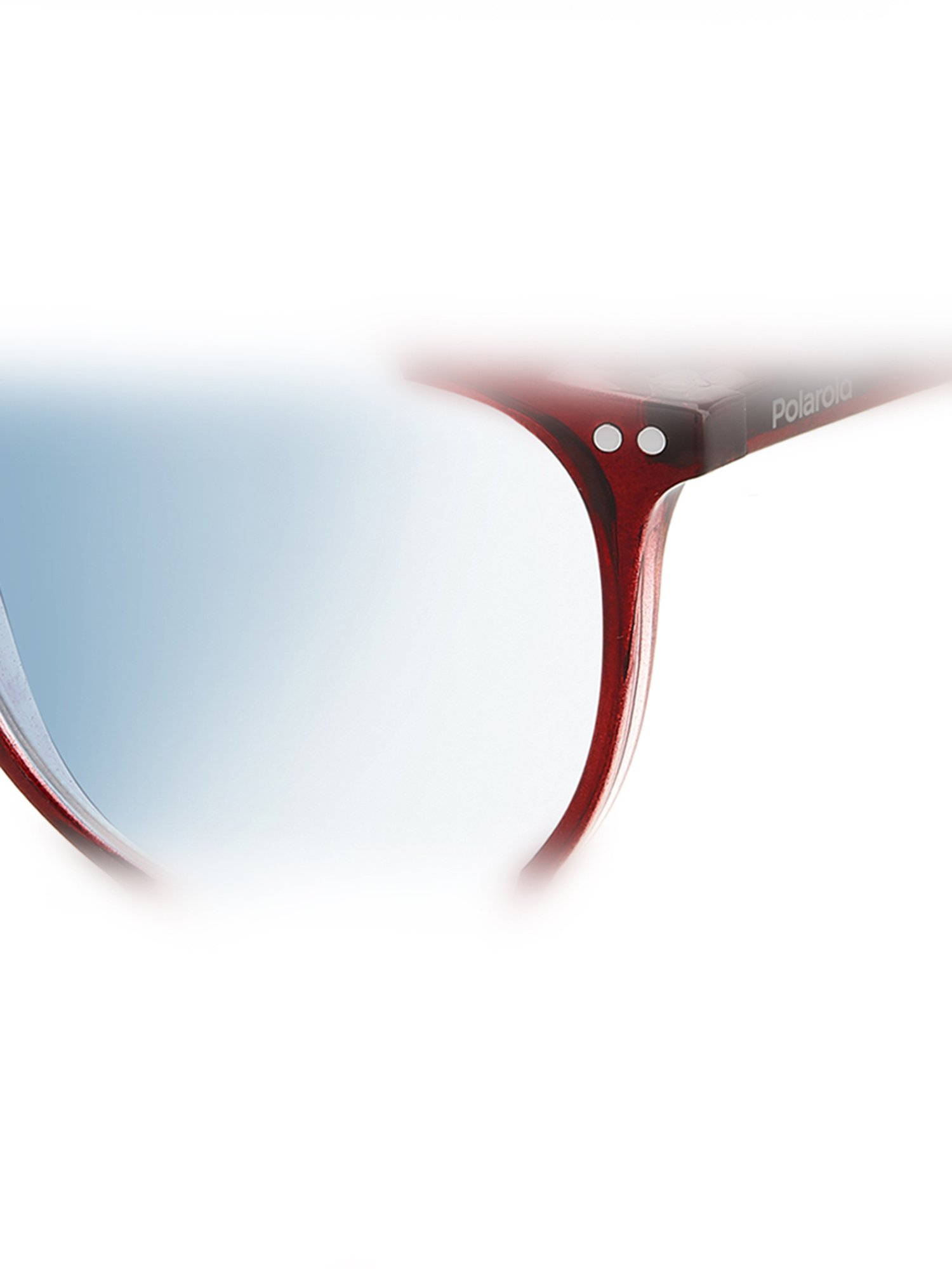 Polaroid Brown Round Unisex Reading Glasses Power: +3.00