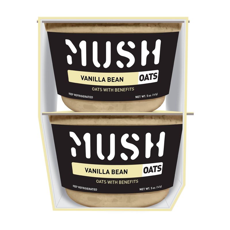 MUSH Vanilla Ready-to-Eat Oats - 20oz/4ct
