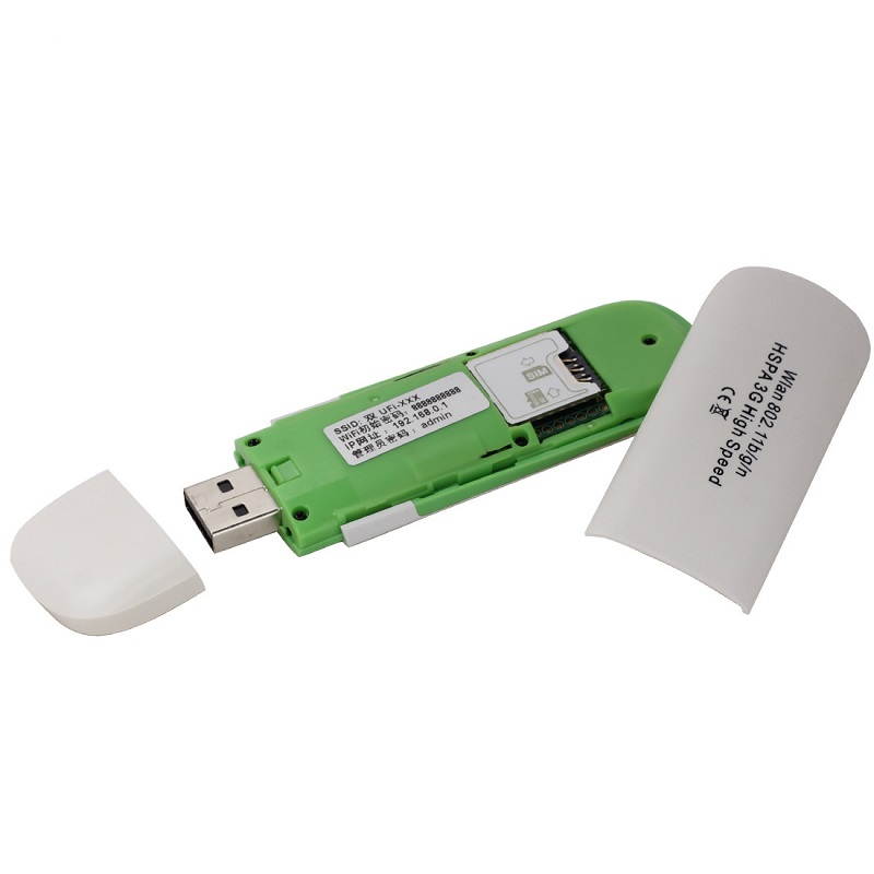 KuWFi WIFI Unlocked Pocket Mobile 3G WIFI USB Modem+WiFi Router Mini Wireless USB Hotspot 3G WiFi Modem Router Data Card with SIM Slot use for Car (Moblie phone sim card)not including