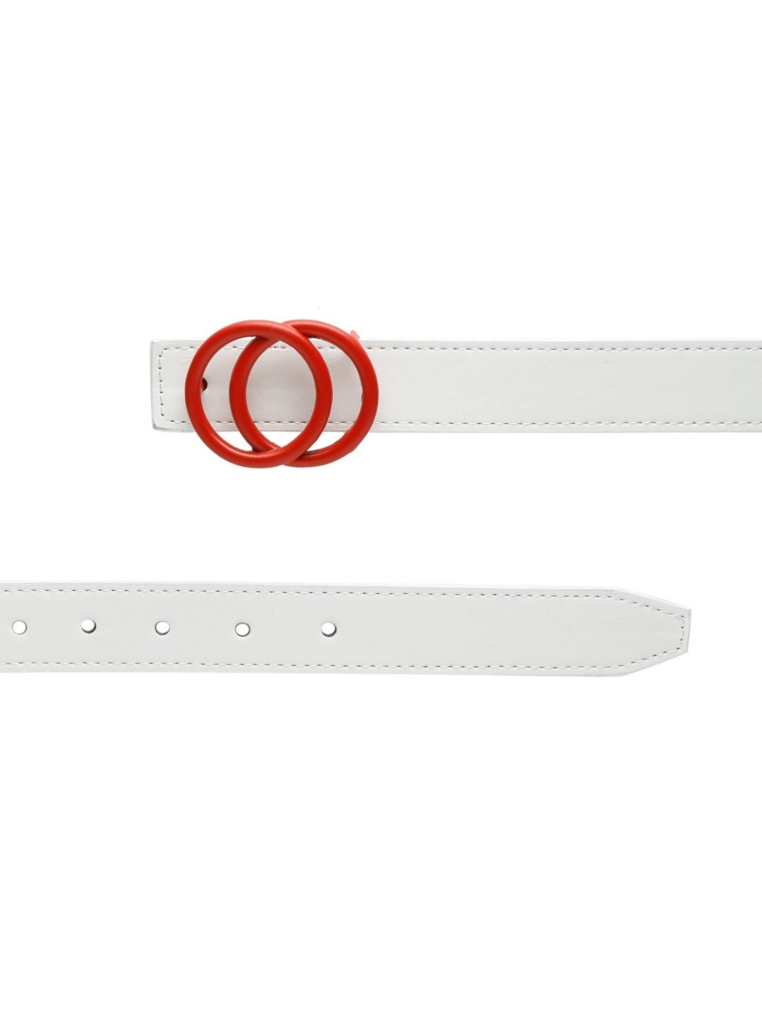 Apsis White Waist Belt for Women