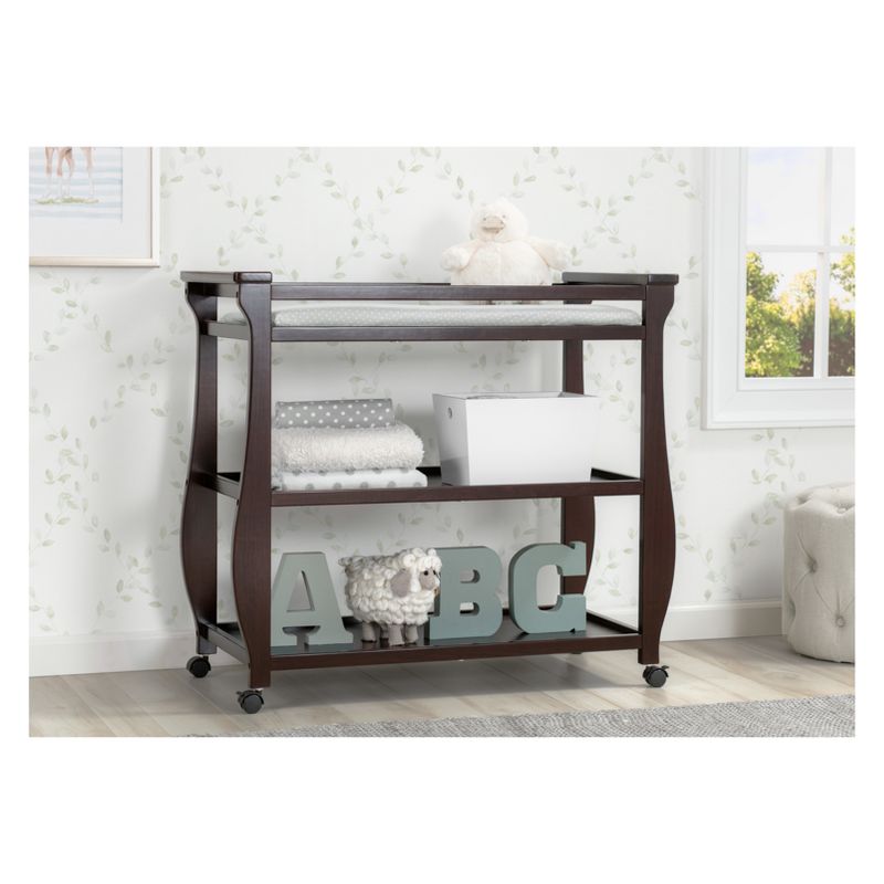 Delta Children Lancaster Change Table - Dark Chocolate