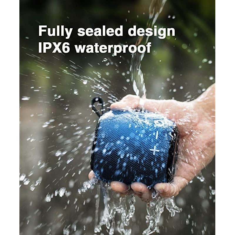 Portable Bluetooth Speaker Bluetooth 50 Dual Pairing Loud Wireless Mini Speaker 360 HD Surround Sound Rich Stereo Bass24H Playtime IPX67 Waterproof for Travel Outdoors Home and Party