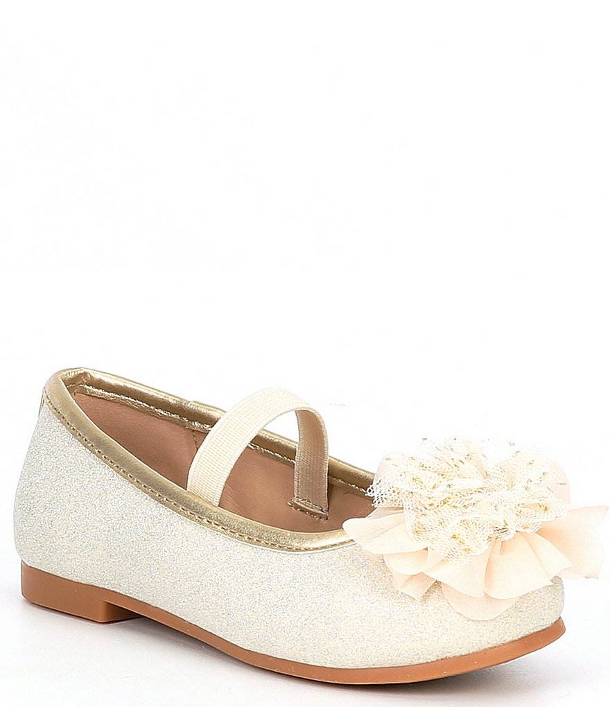 Copper Key Girls' Surely-T Glitter Ballet Flats (Toddler)